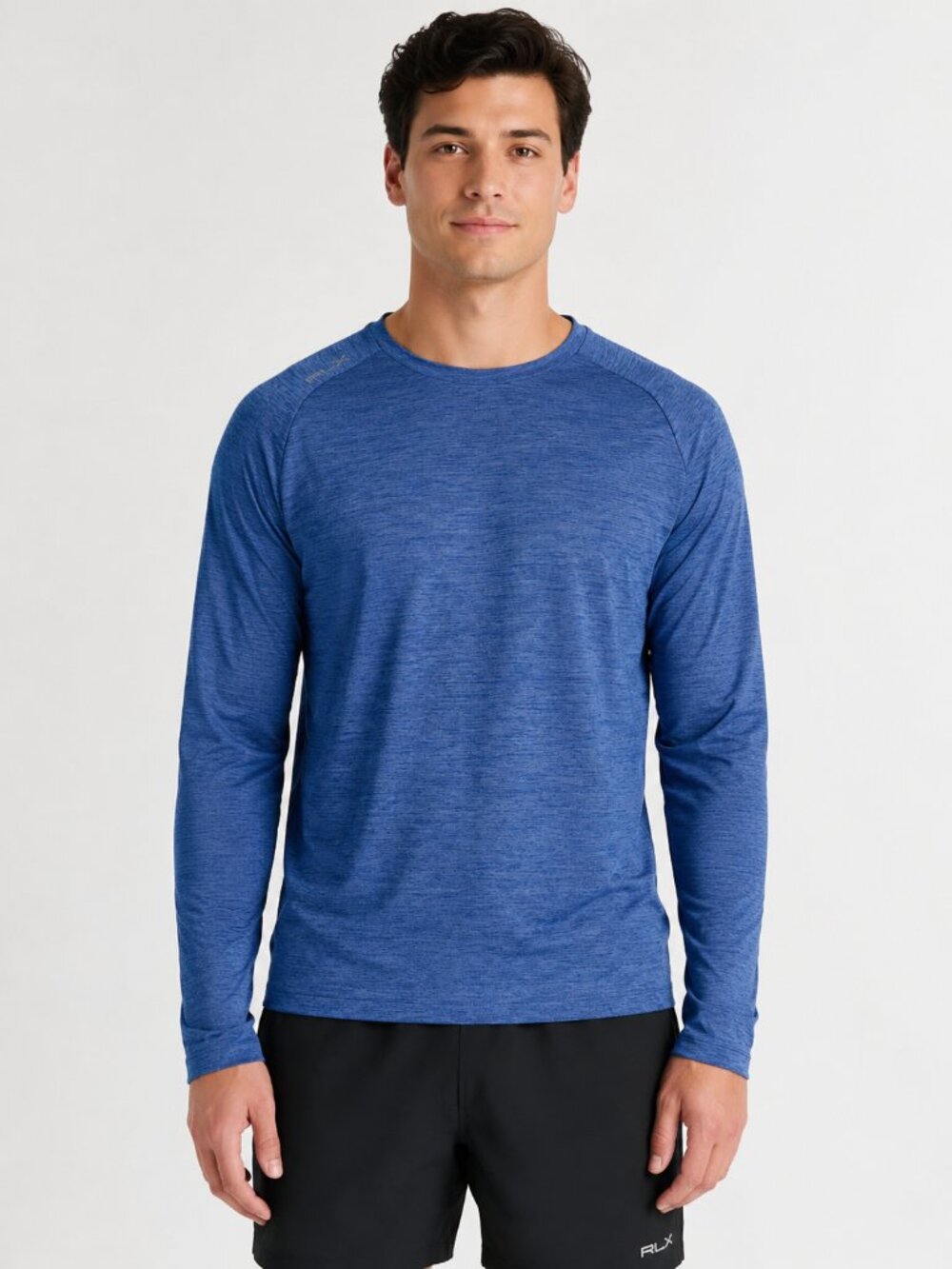 NWT RLX Ralph Lauren Men’s Blue Long Sleeve Performance Athletic Shirt M